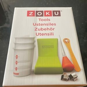 NEW IN BOX Zoku Tools Acessories For use with THE QUICK POP MAKER